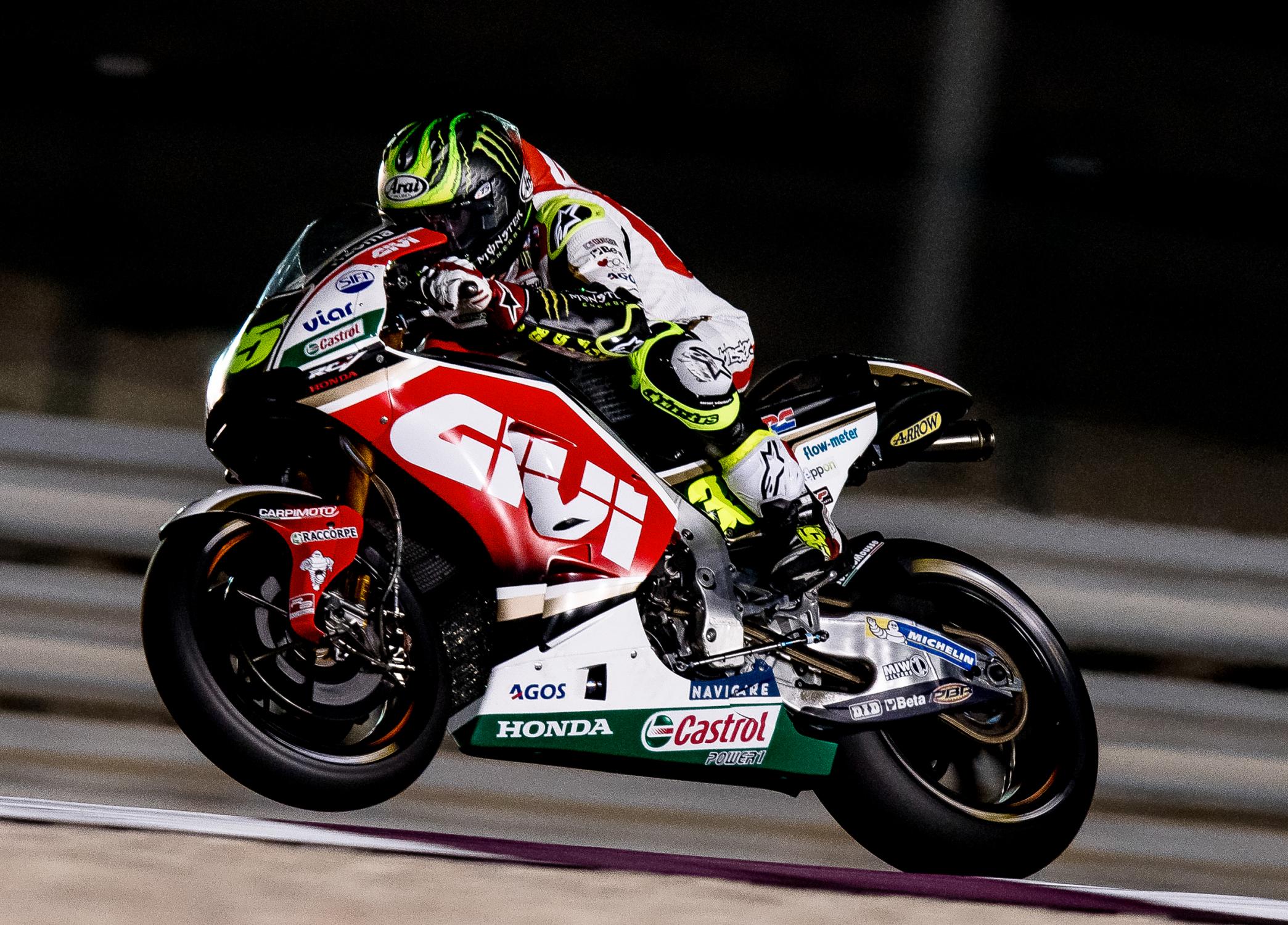 Crutchlow derde na eerste dag op Losail