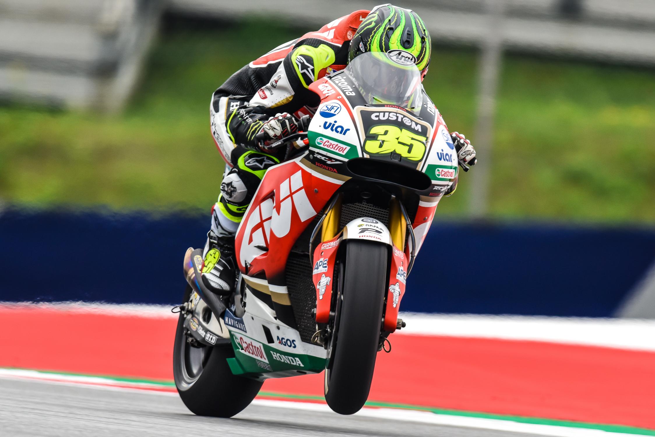 Crutchlow 8e na eerste dag in Oostenrijk