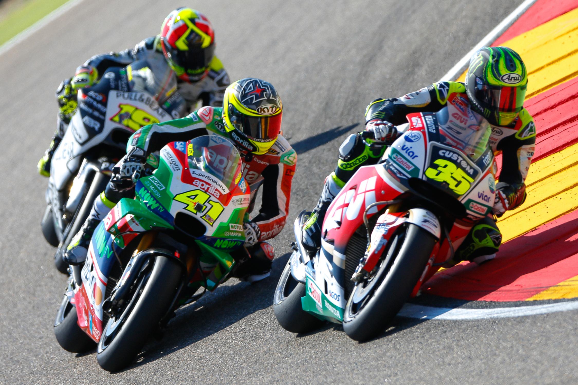 DNF voor Crutchlow in Aragon