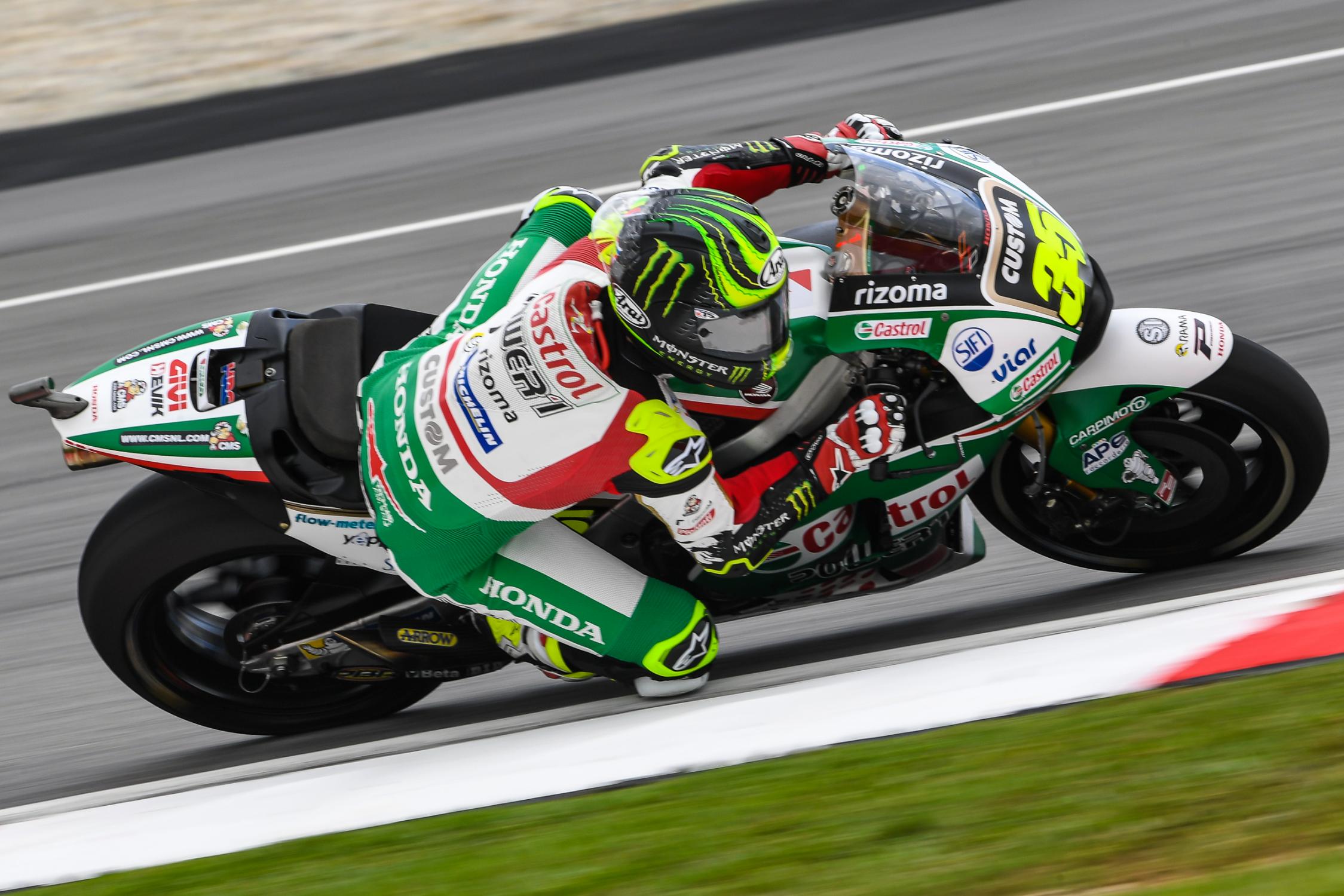 Crutchlow 6e na FP2 op Sepang