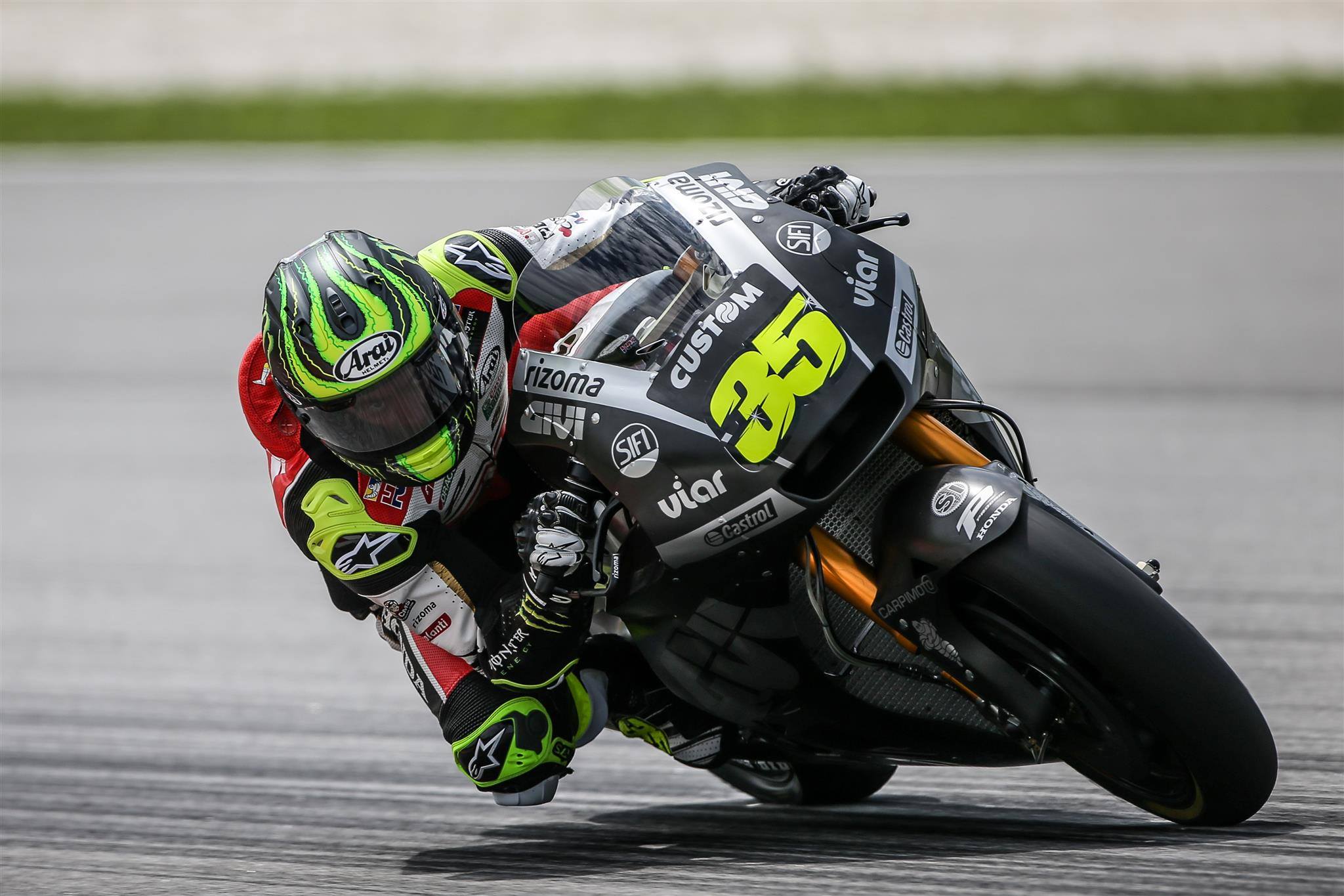 Crutchlow 9e op eerste dag Sepang test