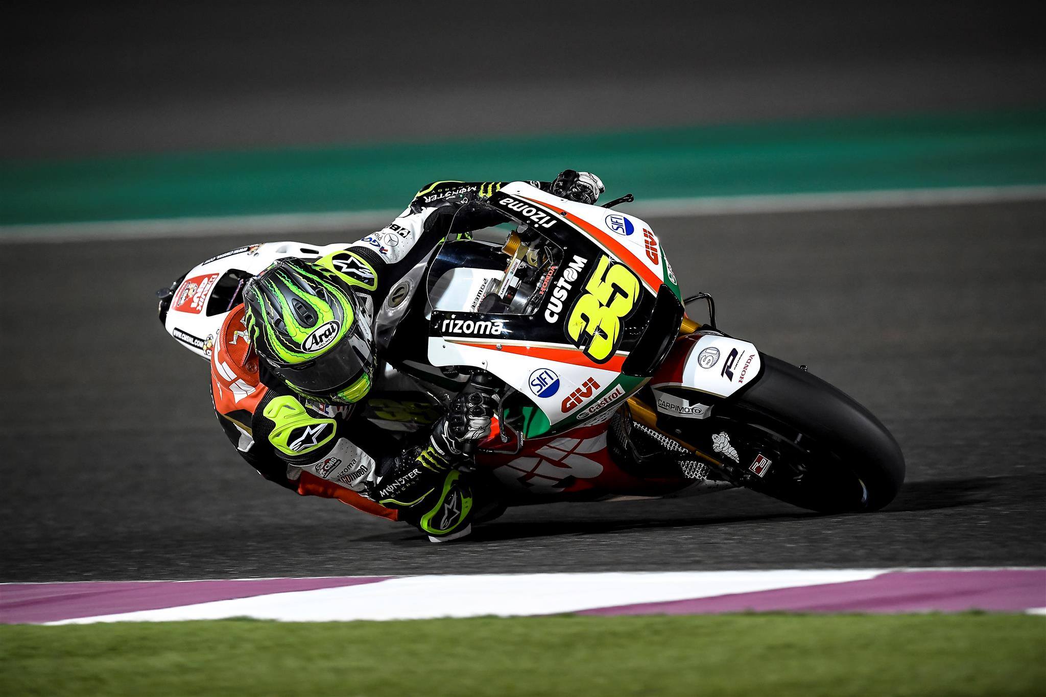 Crutchlow 6e op dag twee in Qatar