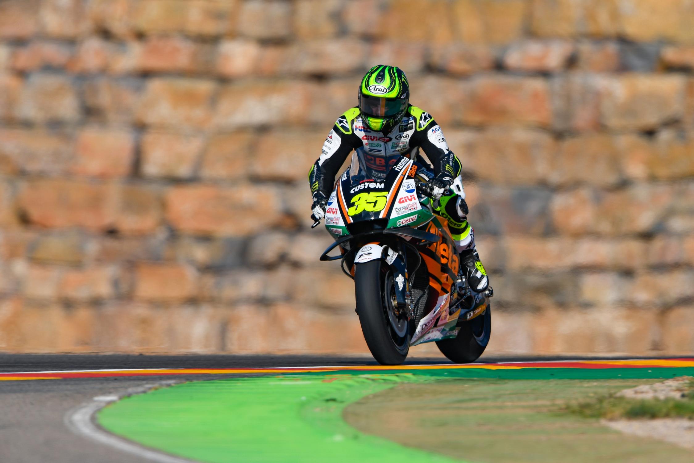 Crutchlow 4e na eerste dag in Aragon