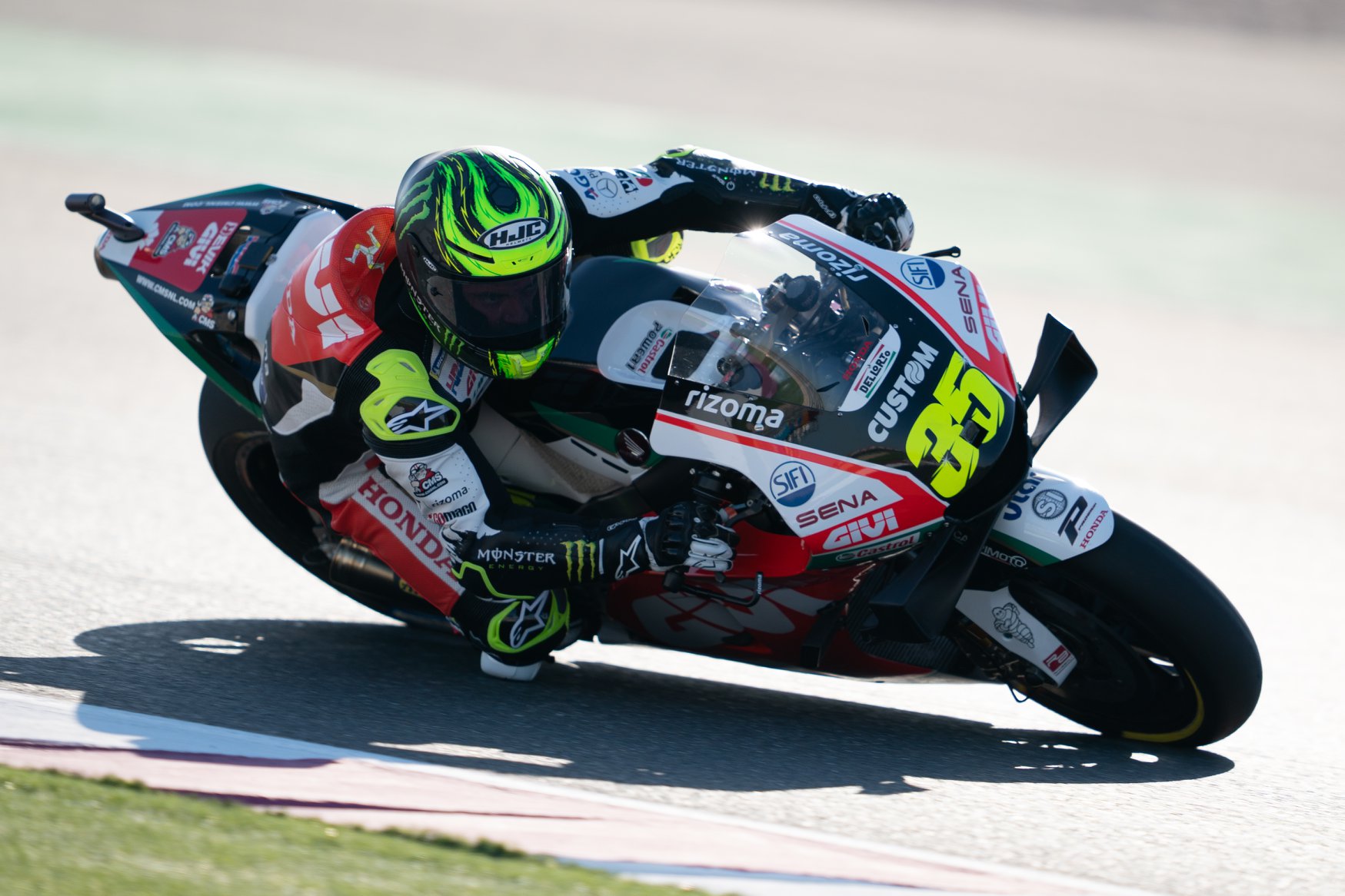 Crutchlow 13e na FP2 in Qatar
